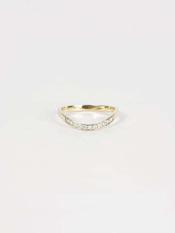 CURVE DIAMOND RING